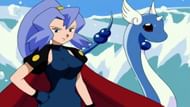 Clair as she appears in the anime (Image via The Pokemon Company)